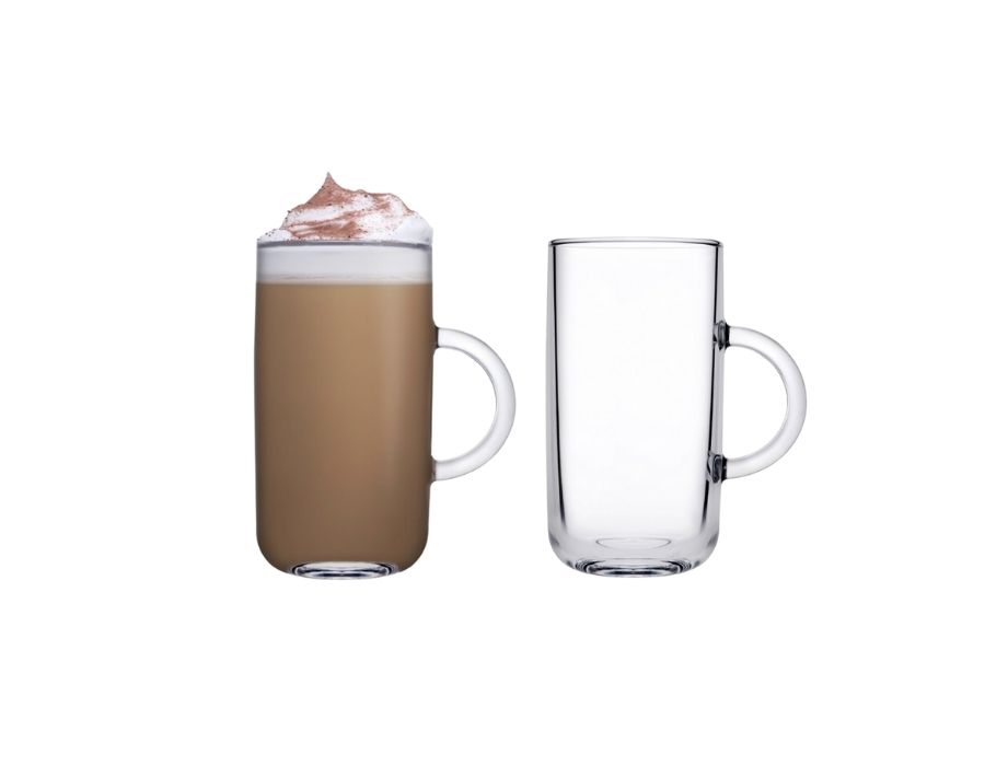 55743-2er-Set-3 Pasabahce ICONIC 55743 Kaffeebecher Glas 270 ml 2er Set
