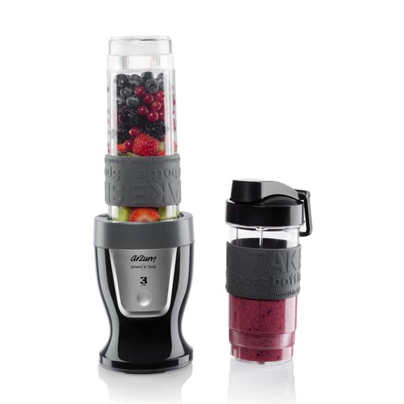IMG_6786 Arzum Shake'n Take Schwarz Smoothie Maker TO GO AR1032