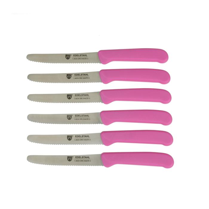 30825_Product_x700 Frühstücks-/ Brötchenmesser 6 Stück PINK