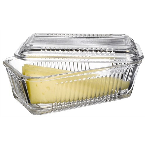 Butterbox-97711-frigo-325CcEfpwyFBrL Pasabahce FRIGO 97711 Glas Butterdose mit Deckel