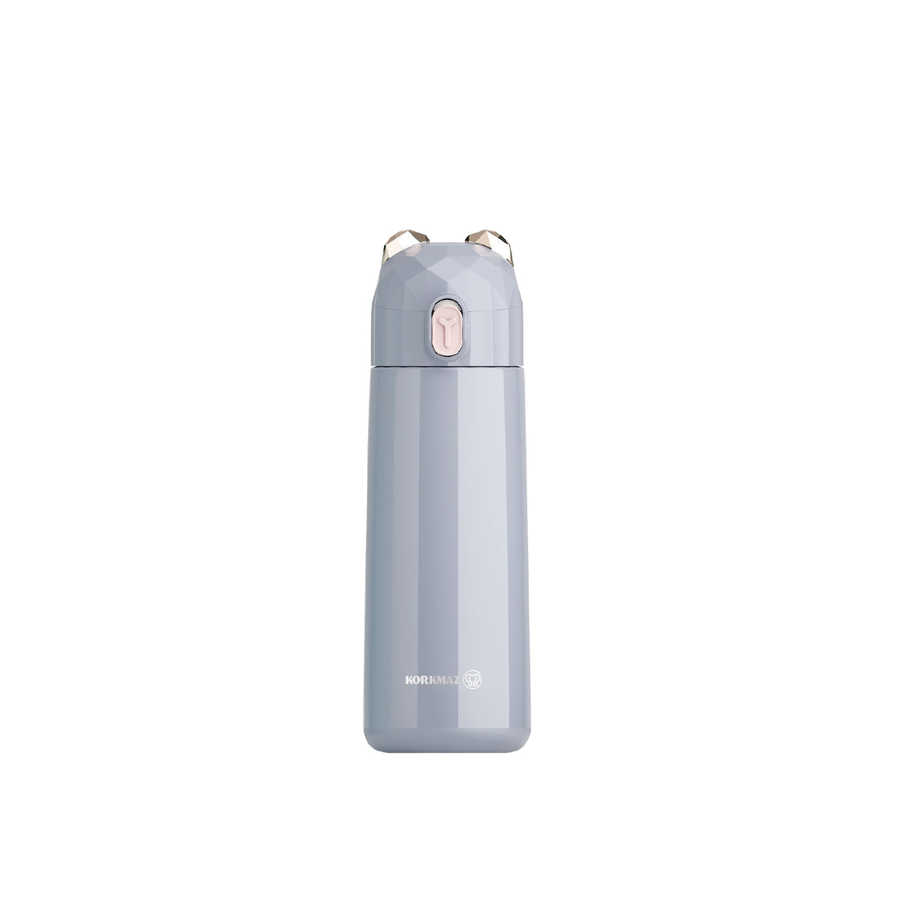 a743-02-bambino-plus-cocuk-matarasi-350-ml-gri-a743-02-cocuk-matarasi-7377-82-B Korkmaz BAMBINO A743-02 GRAU Isolierflasche Trinkflasche Edelstahl 350 ml