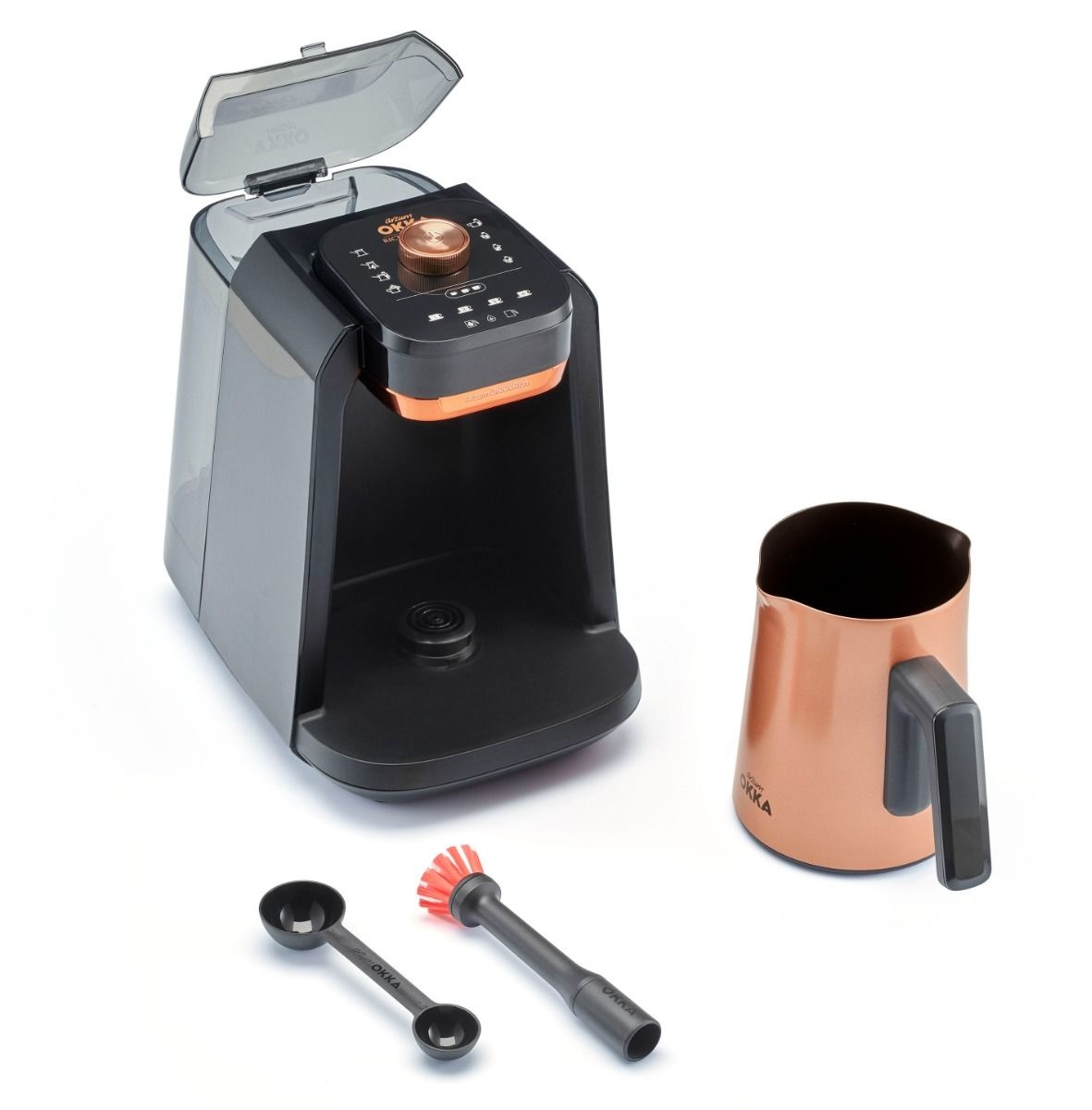 Arzum Okka RICH SPIN PRO PLUS Türkische Kaffeemaschine mit Wassertank