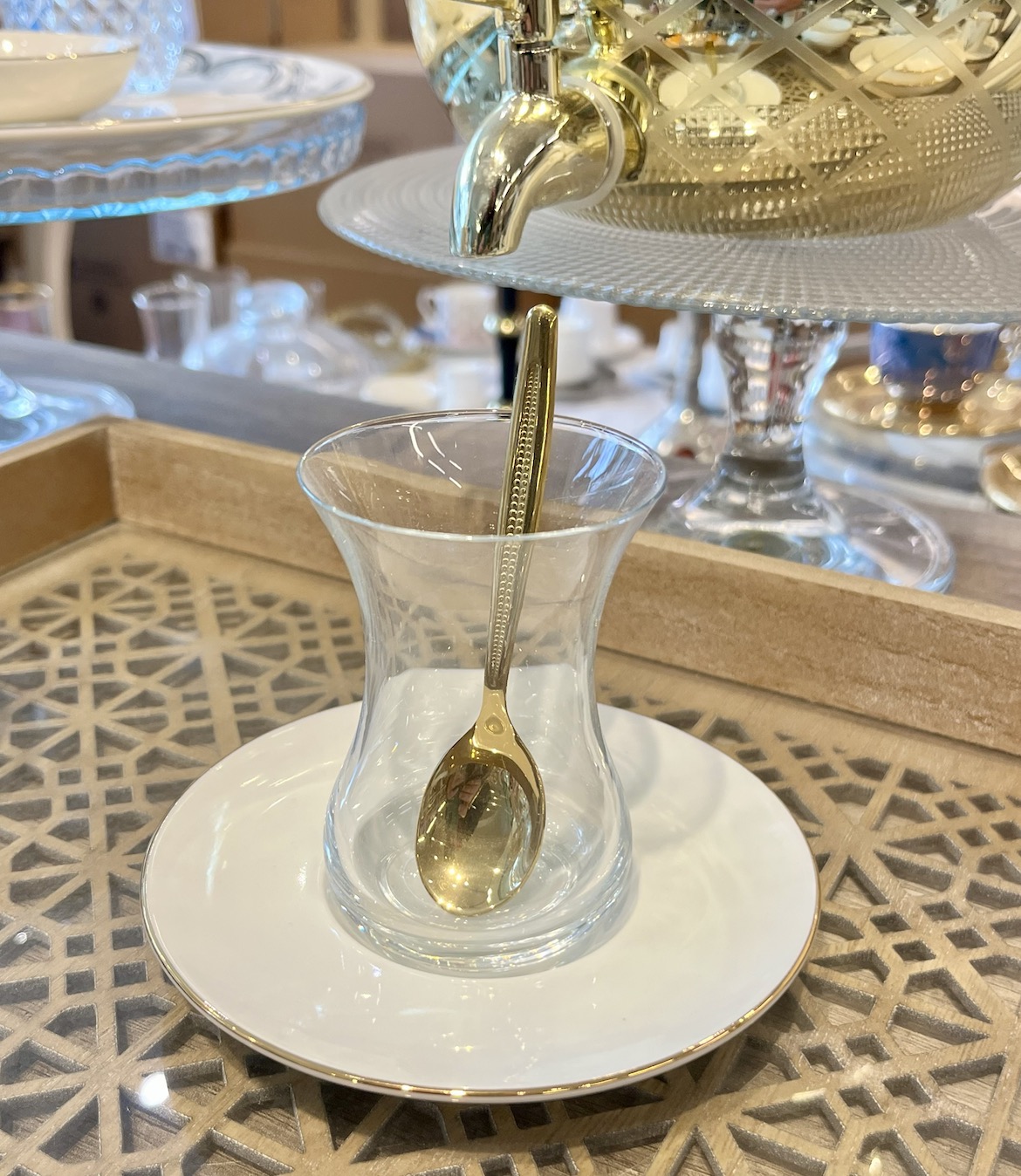 Minez-Teeset Porland MINEZ Gold Premium Teegläser Set 12-teilig