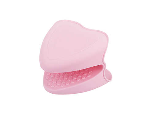 SOFT PINK Herzform Ofen-Handschuhe Silikon