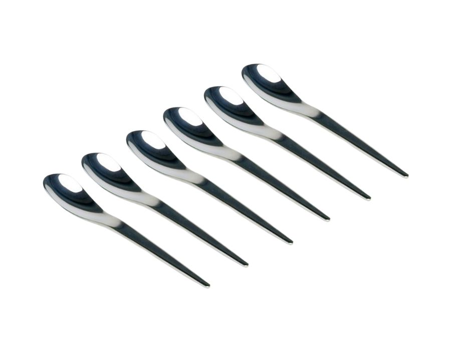 fr-201922000005-b Premium Teelöffel Kaffeelöffel FERVEO Tarz SILBER SHINY 6er Set