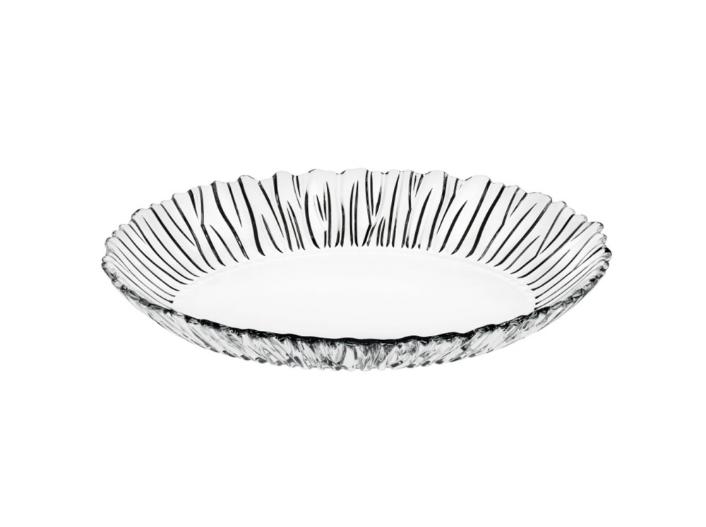 AURORA-Oval-33x25cm-1 Pasabahce AURORA 10546 Ovale Servierplatte 33x25 cm
