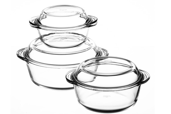 159021-a Pasabahce BORCAM 159021 Auflaufform Bräter 3er Set 2,1 - 1,5 - 0,8 Liter