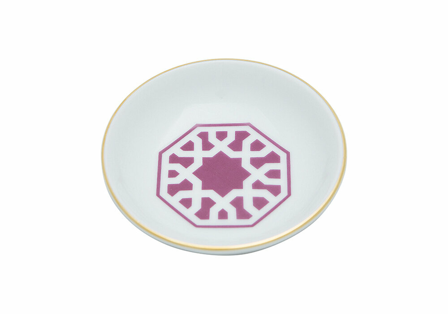 04A-P021479-b Mini-Schale MOROCCO Design5 Fuchsia 10x2cm Porland