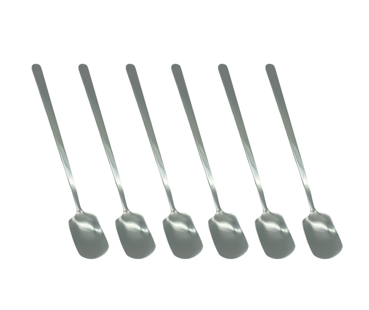 JYC-Silber-7 JYC Kaffeelöffel Edelstahl 14 cm SILBER 6er Set