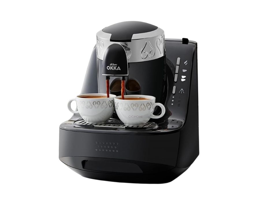 Okka-schwarz-krom-2 Arzum OKKA Schwarz-CHROM Mokka-Maschine