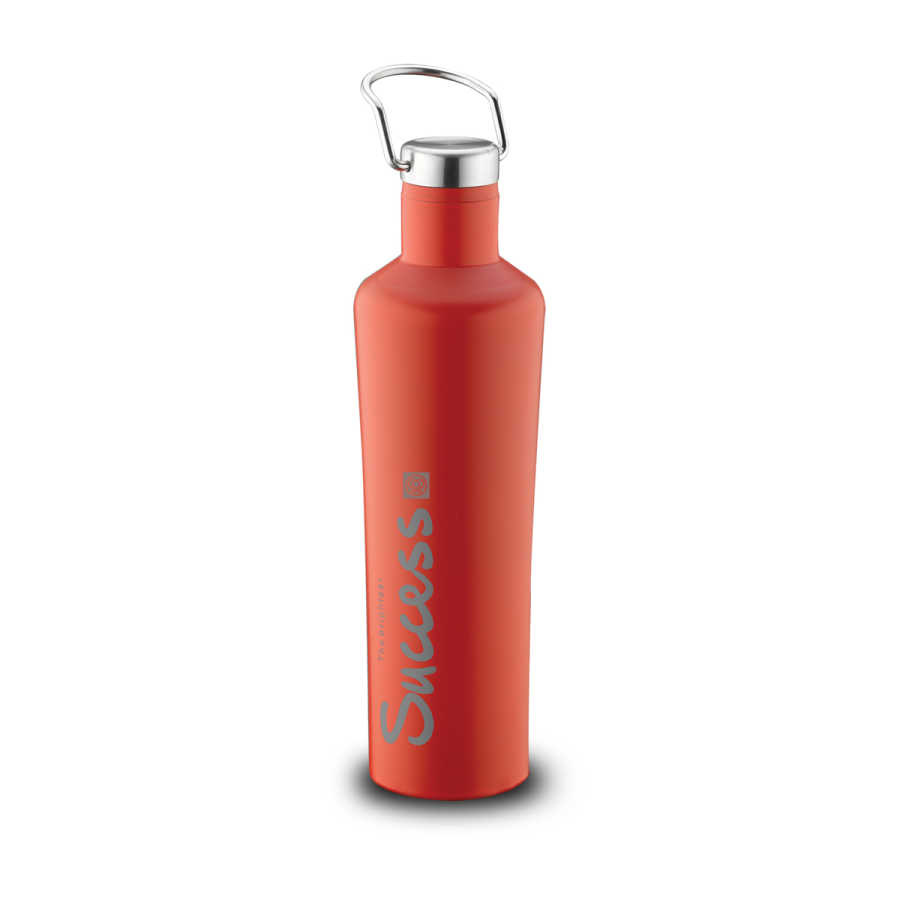 A699-01-a Korkmaz ESSENTIALS A699-01 Rot Isolierflasche Trinkflasche Edelstahl 500 ml