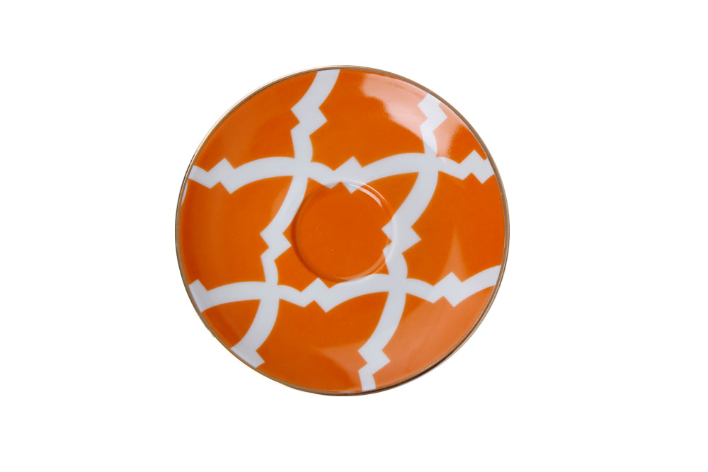 04A-P018875 Untersetzer für Teegläser Mokkatassen Orange MOROCCO von Porland