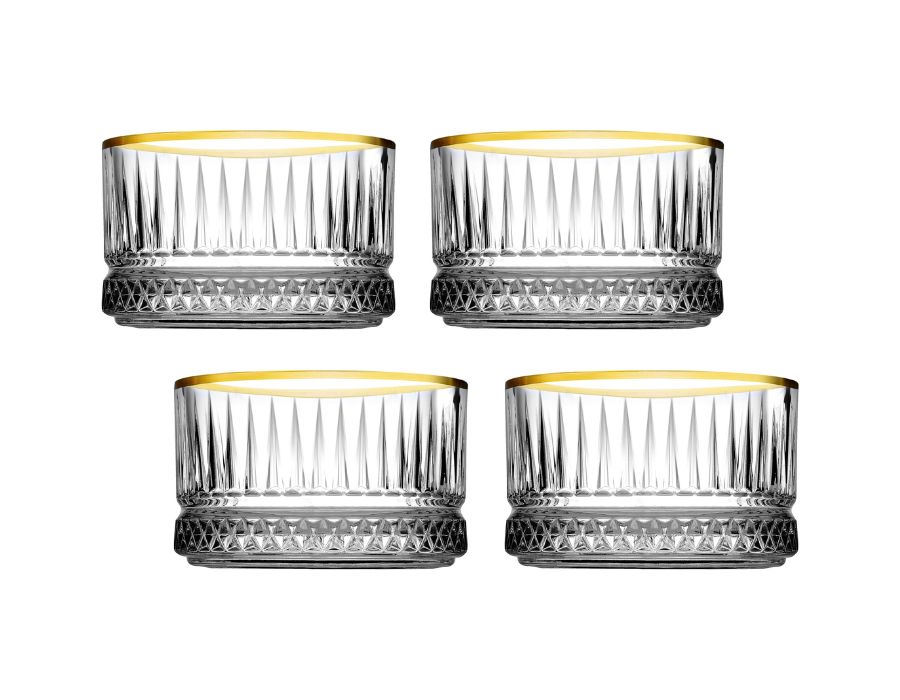 elysia-530038-gold-3 Pasabahce ELYSIA GOLD 530038 Schale 210 ml 4er Set