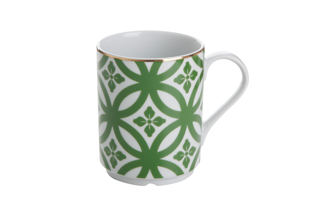 04A-P021334 Porland MOROCCO Design1 Kaffeebecher GRÜN 340ml