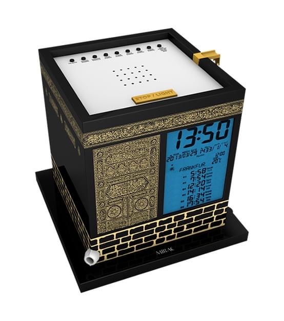 IMG_7887 Mirac KAABA Adhan Azan Ezan Tischuhr Automatische Gebetsuhr