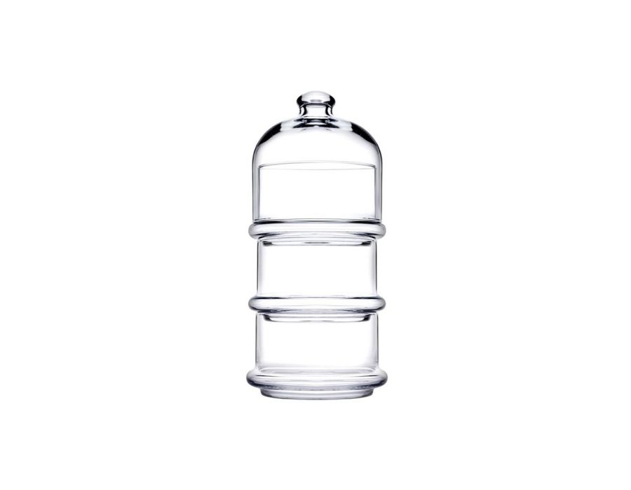Villa-patisserie-Klein-96986-c Pasabahce VILLA Patisserie KLEIN 96986 mit 3x Schalen und Deckel 22x8cm