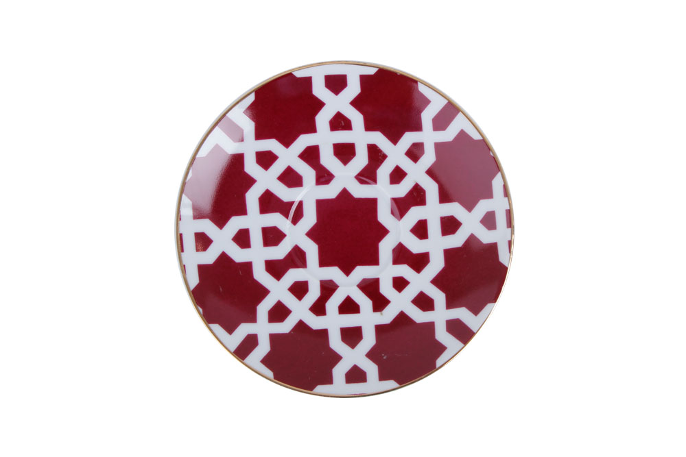 04A-P018869 Untersetzer für Teegläser Mokkatassen Fuchsia MOROCCO von Porland