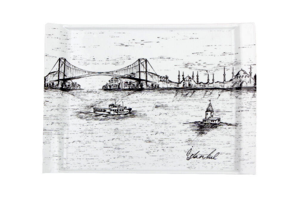 04A-P017120-a Serviertablett ISTANBUL 25x35cm von Porland