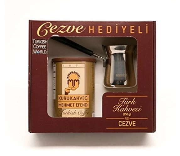 KKME-Cezveli-1 Türkischer KAFFEE 250g mit CEZVE Geschenkt Mehmet Efendi