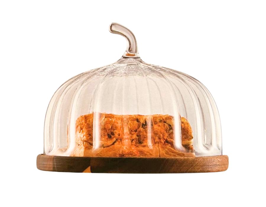 HALE Stylische Kuchenplatte Tortenplatte 28cm mit Deckel