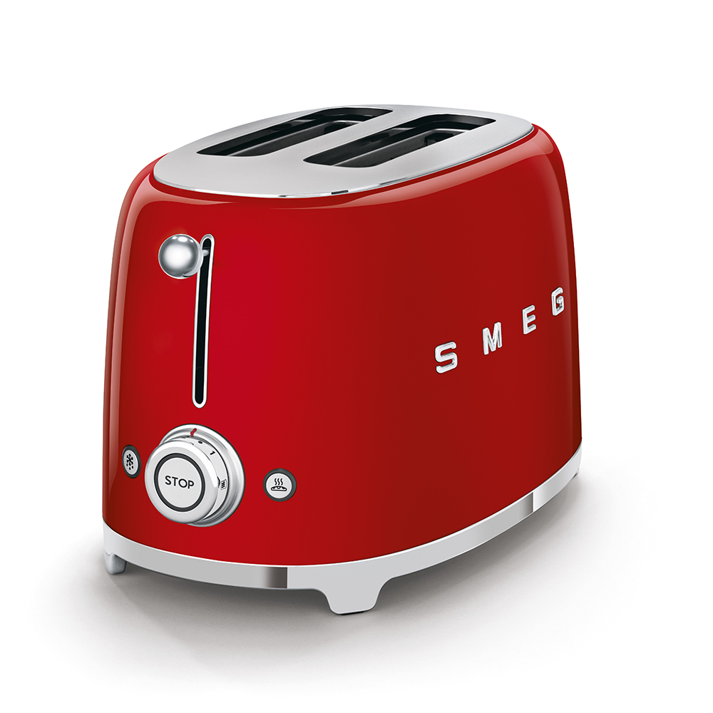SMEG 2-Schlitz Toaster ROT 950W TSF01RDEU SMEG 2-Schlitz Toaster ROT 950W TSF01RDEU