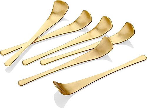 Koleksiyon-Matt-Gold-cay-kasigi Design Teelöffel Koleksiyon Istanbul GOLD Matt 6er Set