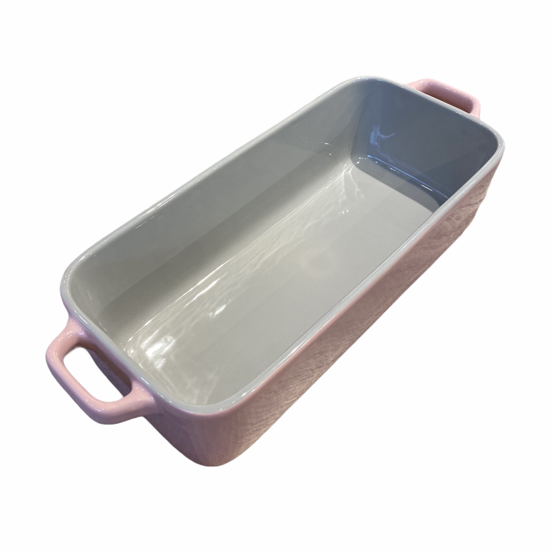 Cookplus-Rosa-1637-a Porzellan Backform Kastenform ROSA 31x14x9 Karaca Cookplus