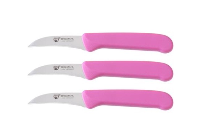 Küchenmesser 16 cm Pink 3 Stück, Edelstahl