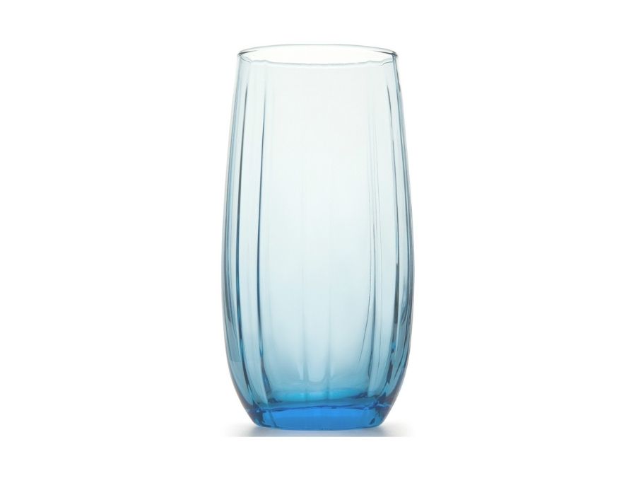 Pasabahce LINKA BLAU 420415 Wassergläser Lang 500 ml 6er Set