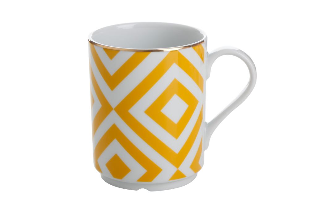 04A-P018895 MOROCCO Kaffeebecher GELB 325ml von Porland