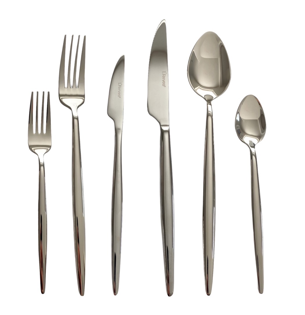 Sara-Silber-36-tlg-a Premium Besteckset SARA SILBER 36-teilig 6-Personen-Set Edelstahl