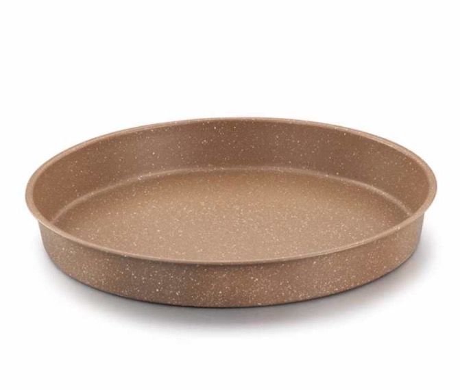 A678-01 Korkmaz Torta A678-01 Granit Antihaft Backform Kuchenblech 36cm Rund