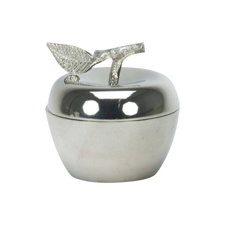 fg-401813000017 Edelstahl Dekorative Zuckerschale APFEL 6 cm
