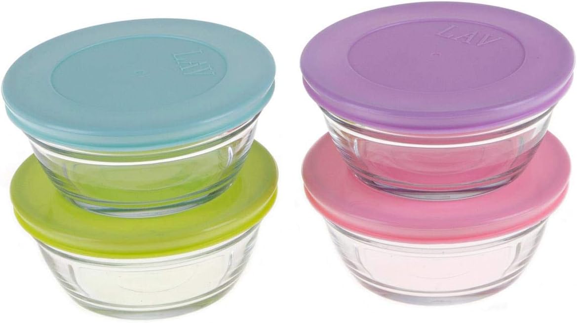 lav-master-1 LAV Master Glas Schalen mit Deckel 4er Set