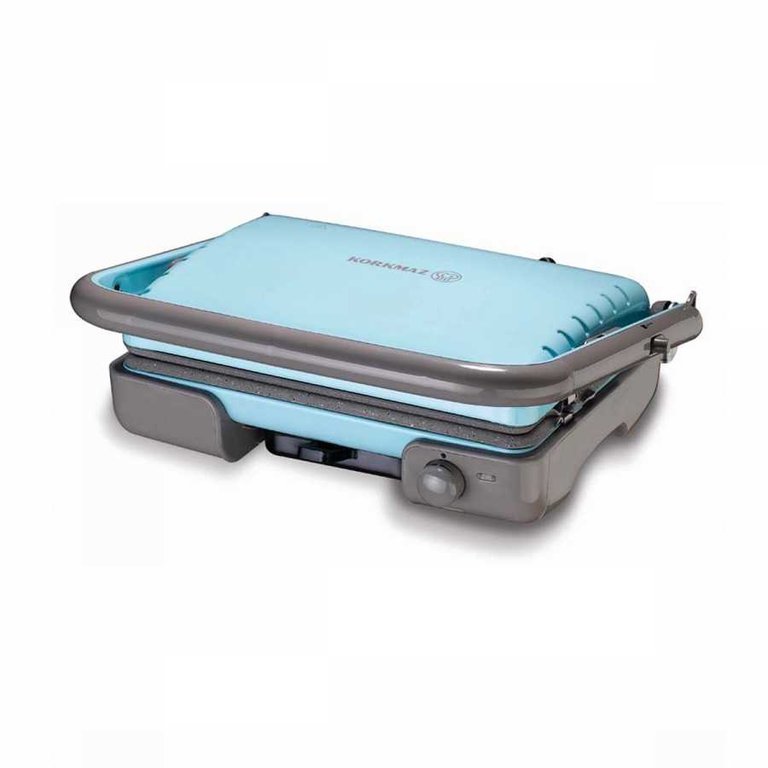 tostella-A316-08 Korkmaz TOSTELLA A316-08 Blau Kontaktgrill Toaster