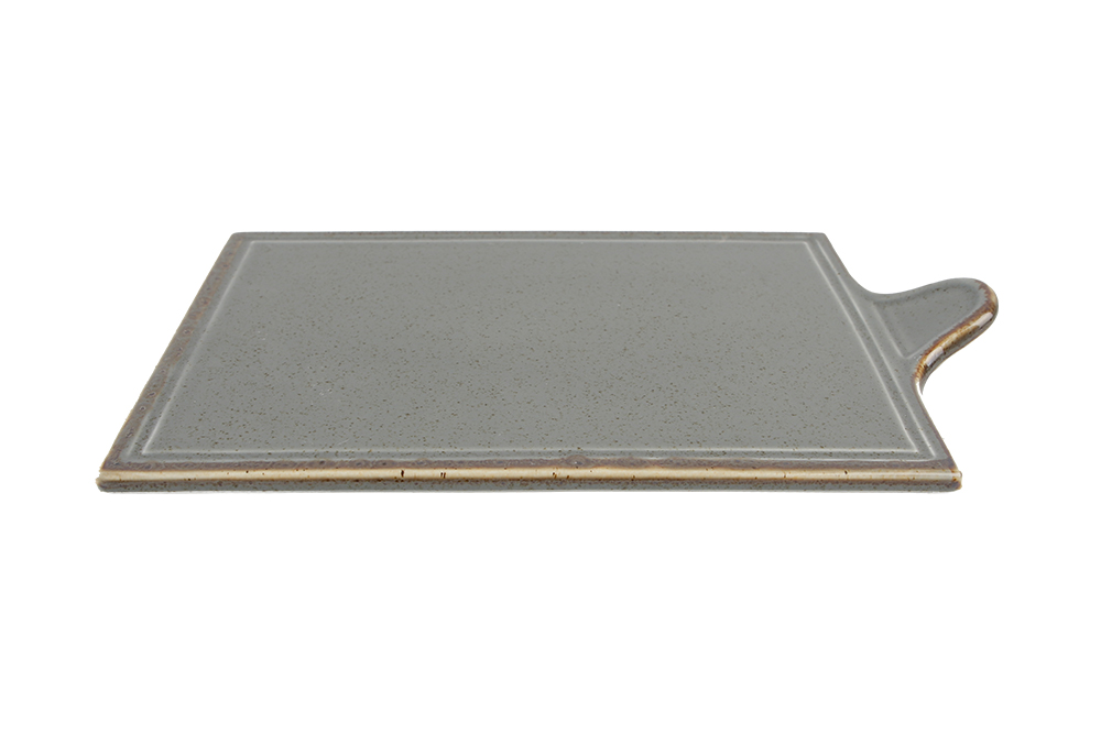 04ALM002586_1 Seasons DARK GREY Käseplatte Servierplatte 35x21cm