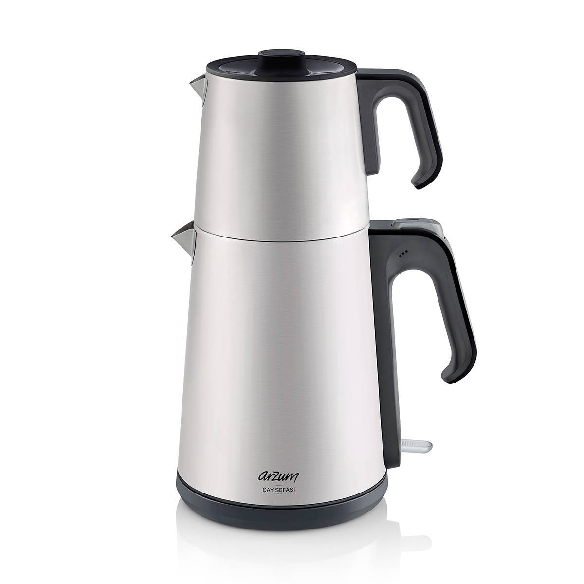 ar3059-1 Arzum CAY SEFASI Silber Teemaschine AR3069