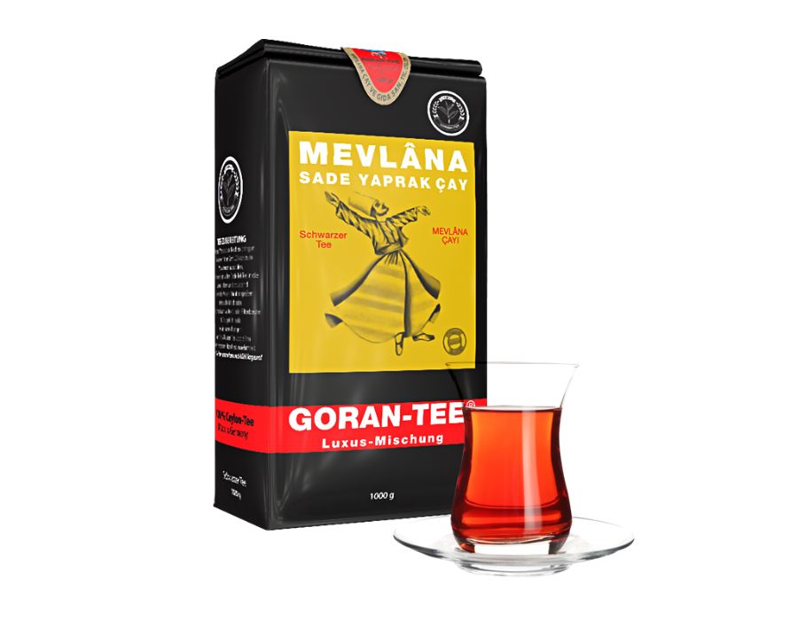 MEVLANA Goran-Tee Schwarzer Blatt-Tee mit Bergamotte 1KG