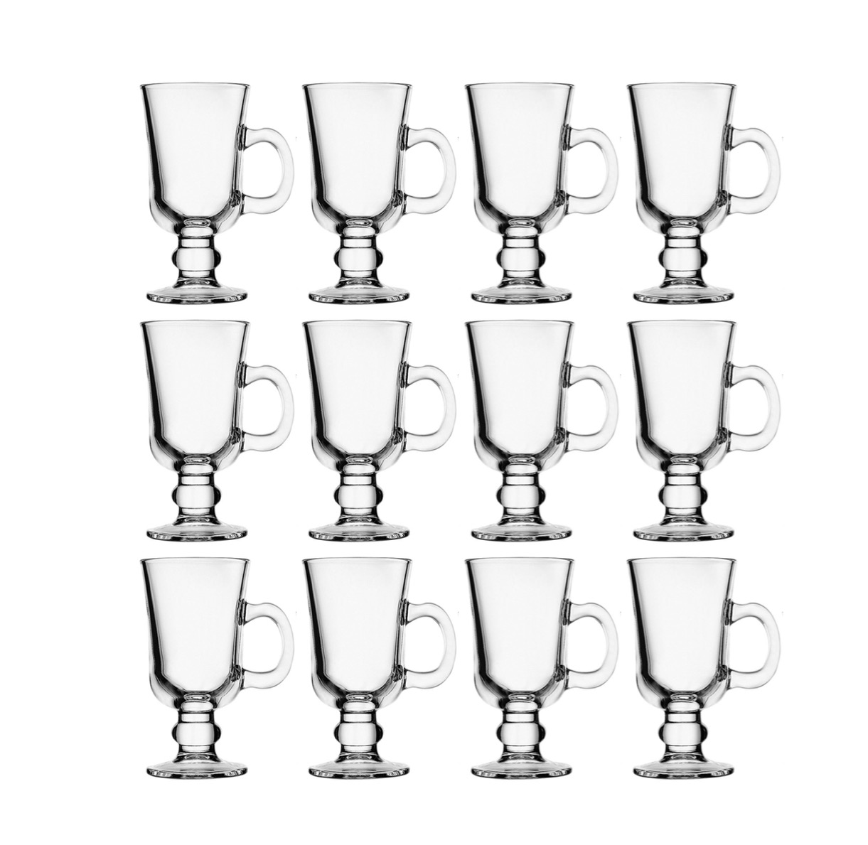 55141-12er Pasabahce IRISH COFFEE Henkelbecher Glas 230ml 12er Set 55141