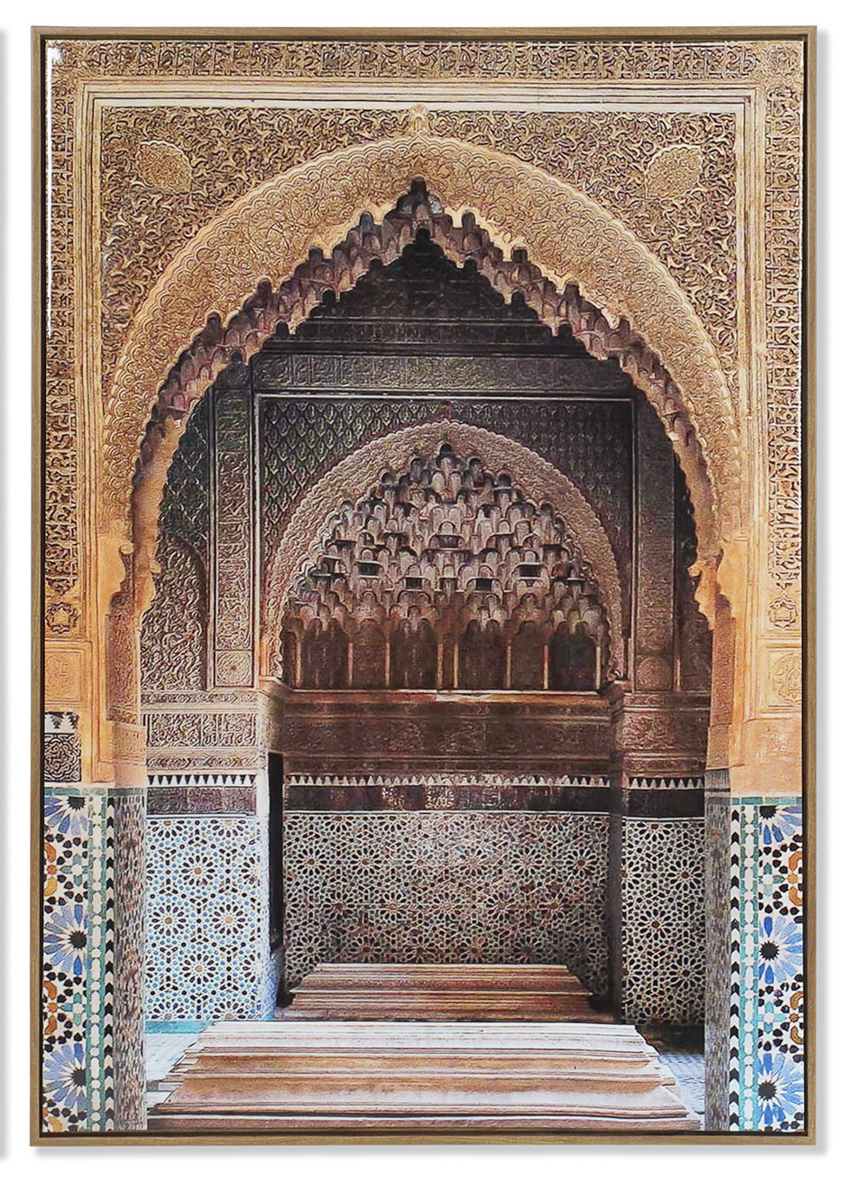 CU-164151 Deko Leinwand Orient-Tor mit Rahmen 120x40cm