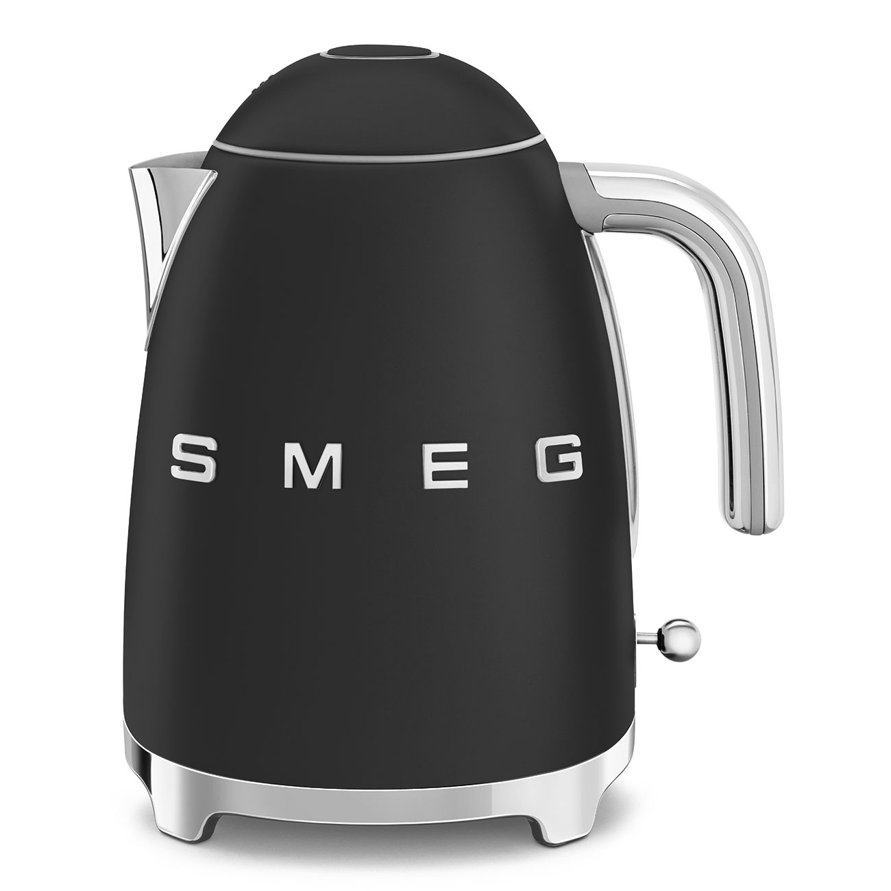 KLF03BLMEU SMEG Wasserkocher SCHWARZ MATT 1,7L Retro Style 2400W KLF03BLMEU