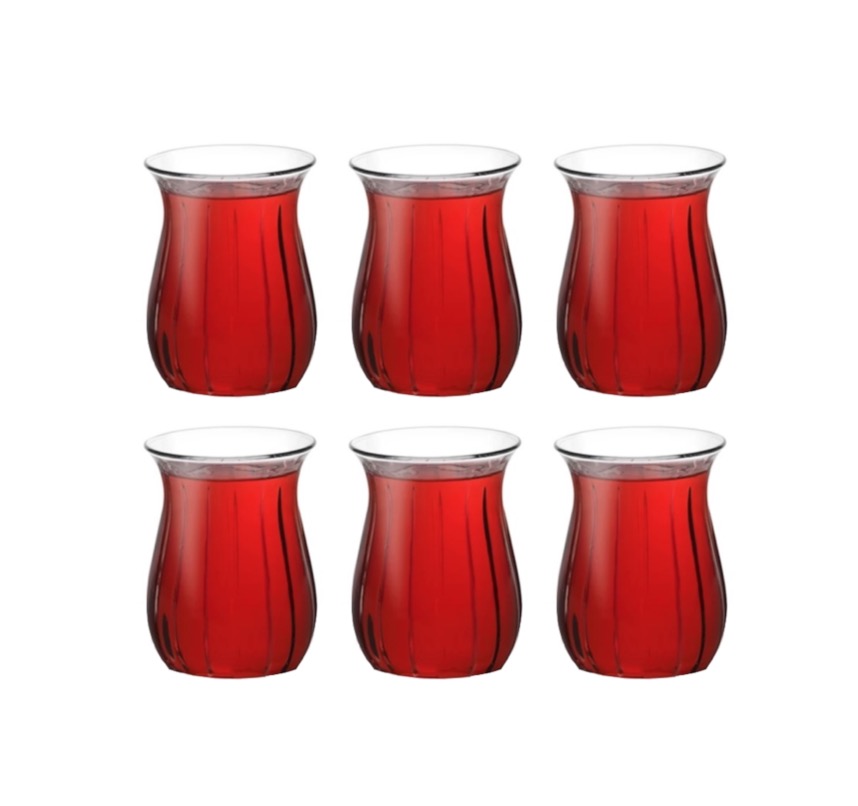 Linka-Teeglas-42741-c Pasabahce LINKA 6 Teegläser 140 ml 42741