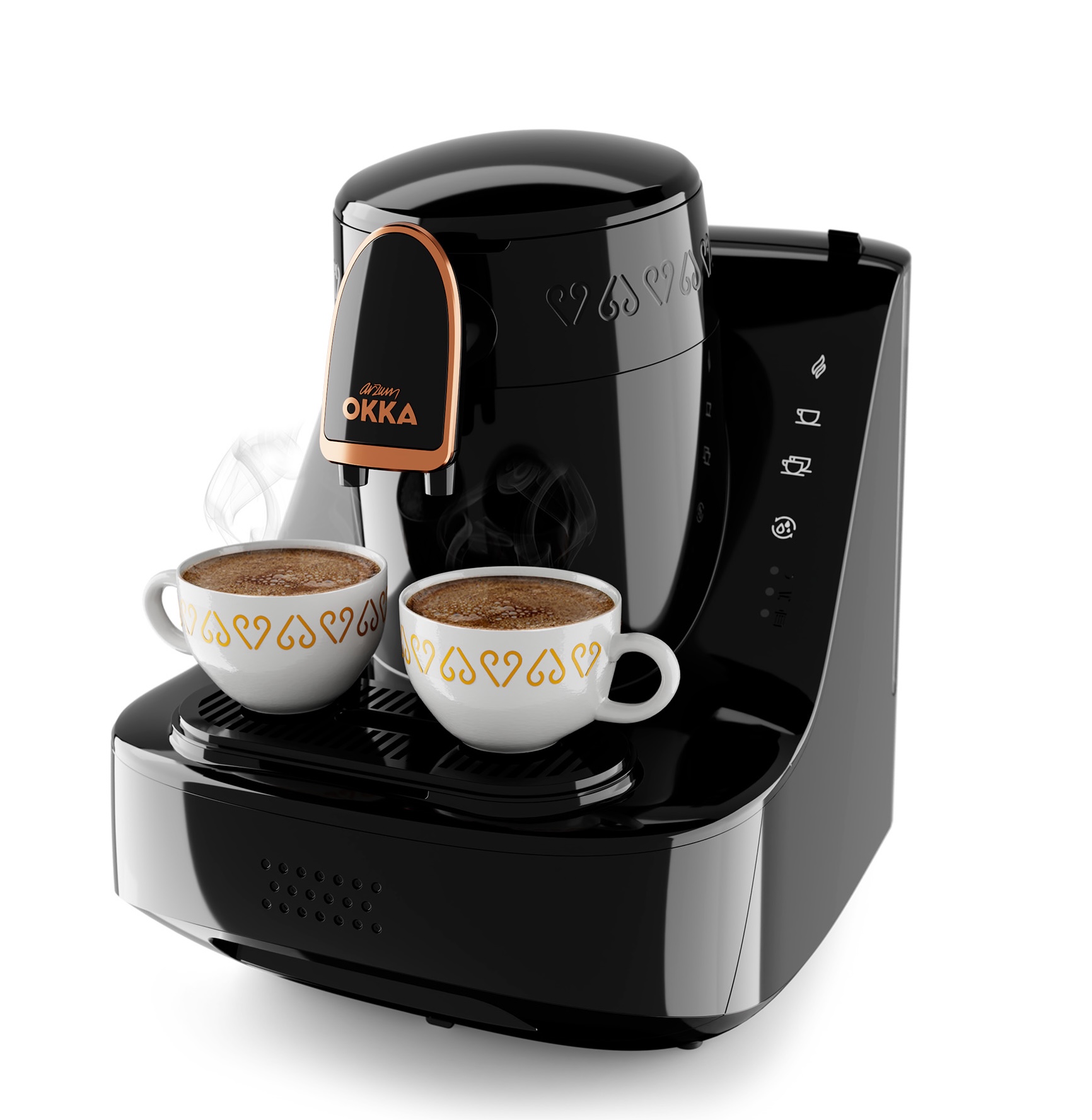 NEU - Arzum OKKA ELITE Türkische Kaffeemaschine Schwarz-Kupfer