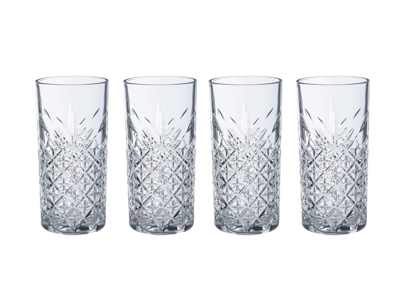 Timeless-52820-a Pasabahce TIMELESS 52820 Wassergläser LANG 295 ml 4er Set