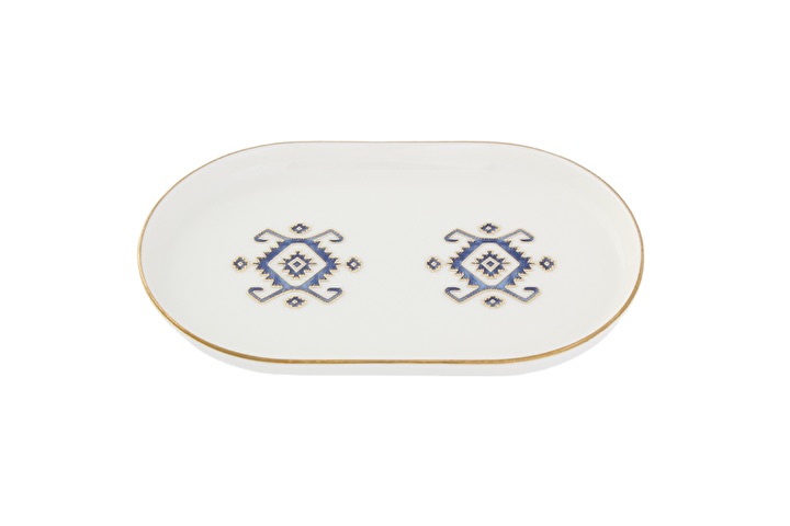 637510512307490458obCKd2mF41wjR Porland ARABESQUE Design5 Ovale Servierplatte 18 cm