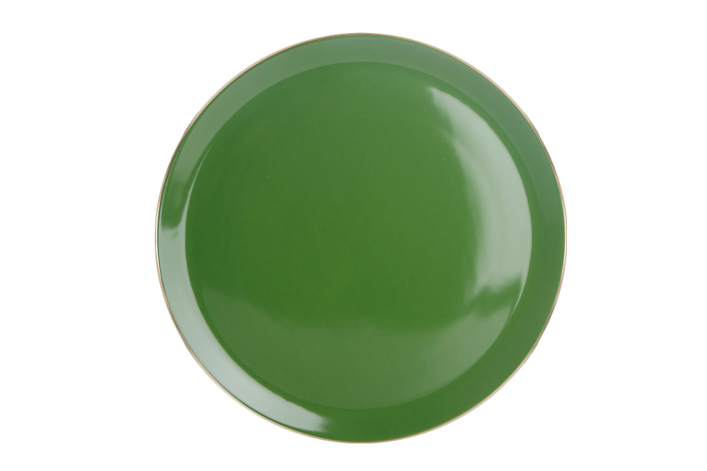 04A-P018843 Platzteller Pizzateller 32cm Grün MOROCCO von Porland