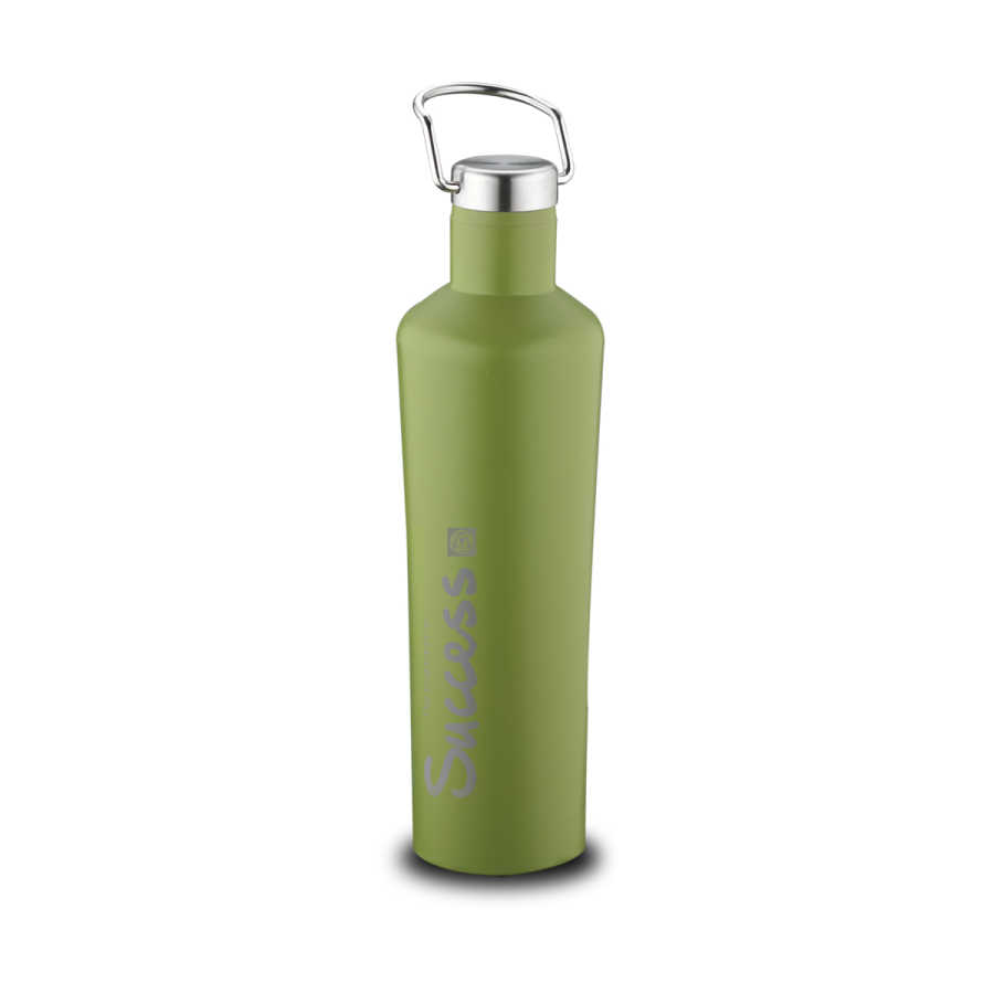A699-02-a Korkmaz ESSENTIALS A699-02 Grün Isolierflasche Trinkflasche Edelstahl 500 ml