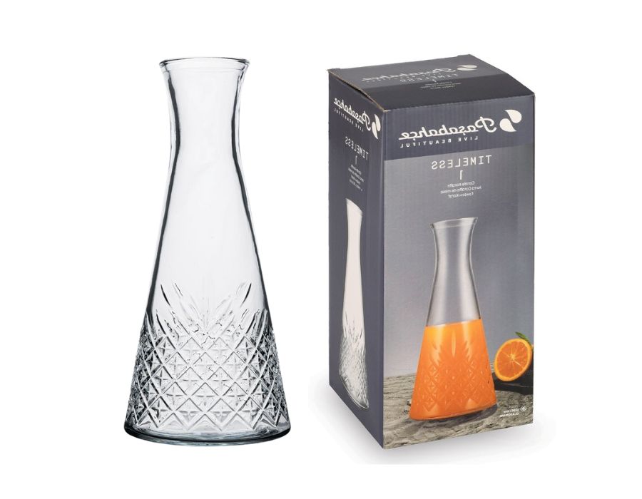 Pasabahce-TIMELESS-80402-b Pasabahce TIMELESS 80402 Stylische Karaffe / Vase 1 Liter