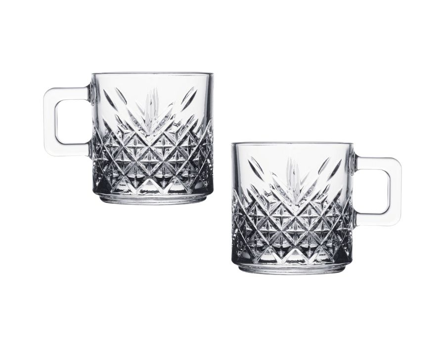 Timeless-55452-b Pasabahce TIMELESS 55452 Henkelbecher 195 ml 2er Set