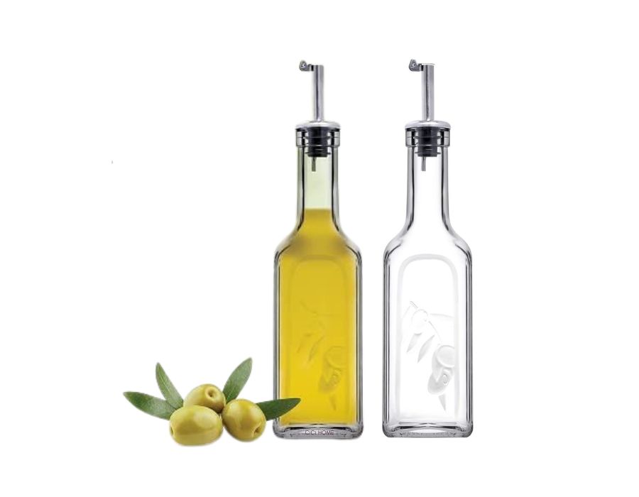 Pasabahce HOMEMADE 80350 Essig u. Ölflasche 345 ml 2er Set